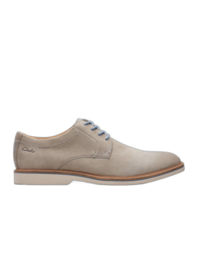 Chaussures CLARKS Atticus LTLace Grey Nubuck