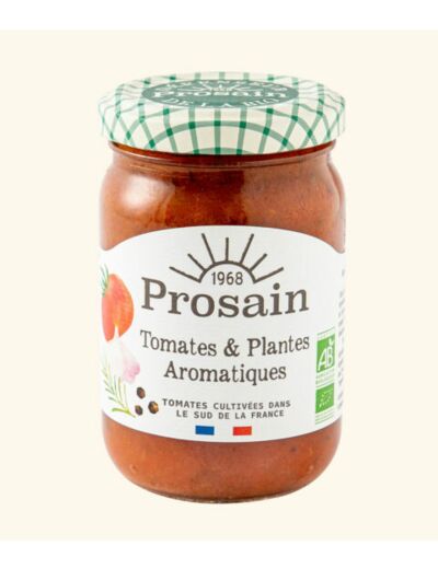 Sauce Tomate plantes aromatiques Bio-200g-Prosain