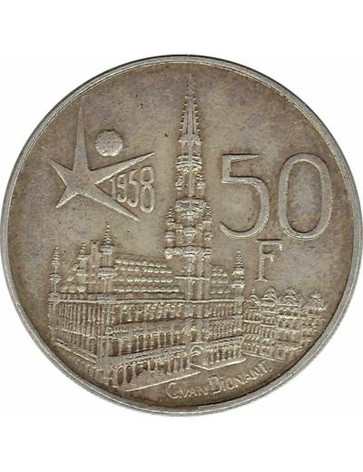 BELGIQUE 100 FRANK 1958 FL TTB