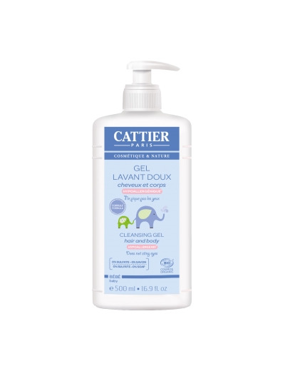 Gel lavant doux bébé 500ml