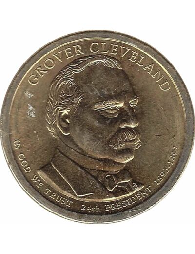 AMERIQUE (U.S.A) 1 DOLLAR 2012 P GROVER CLEVELAND 2nd Mandat SUP-