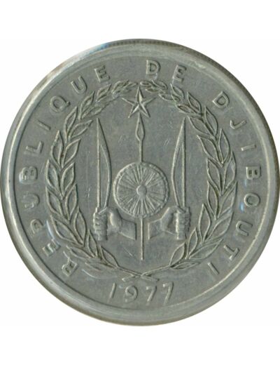 DJIBOUTI 100 FRANCS 1977 TTB