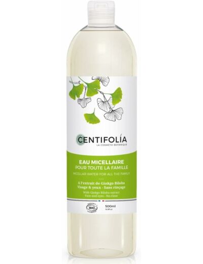 EAU MICELLAIRE 500ML CENTIFOLIA BIO PAR