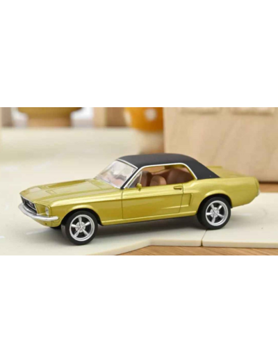 FORD MUSTANG COUPE 1968 GOLD JET CAR 1:43