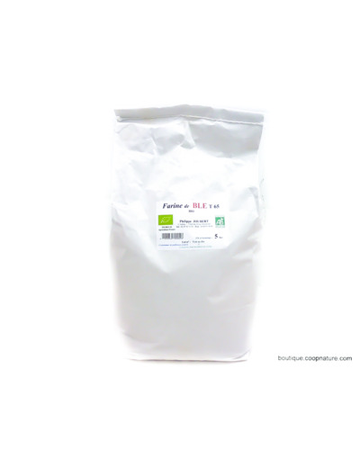 Farine de Blé T65 Blanche Bio 5kg