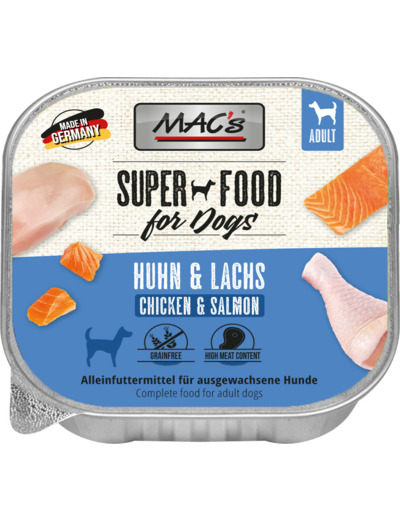 MAC'S Chien, Saumon & Poulet - 150G