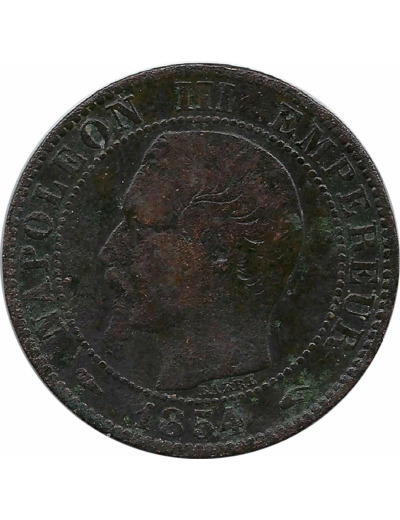 FRANCE 5 CENTIMES NAPOLEON III 1854 A (PARIS) TB