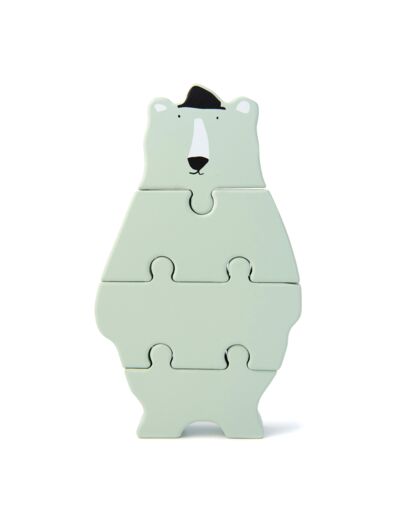 Puzzle en Bois Animaux, Trixie - Mr Polar Bear