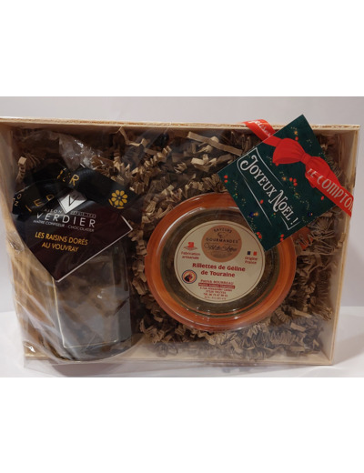 Coffret Rillettes de Géline et Raisins Vouvray