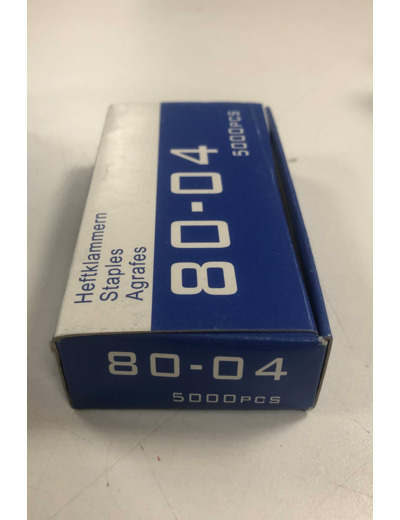 Agrafes 80 4mm 5000pièces GKL8004