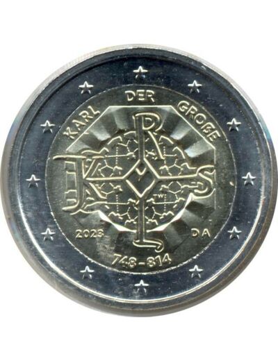 ALLEMAGNE 2023 A 2 EURO COMMEMORATIVE CHARLEMAGNE SUP