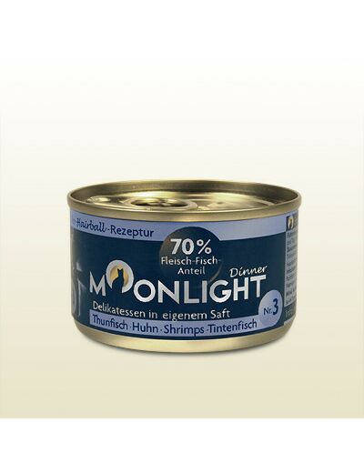 Moonlight "Thon, poulet, crevettes & calamar" pour chat adulte - 80g
