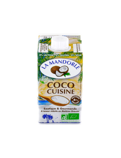 Substitut Végétal Cuisine Noix de Coco Bio 25cl