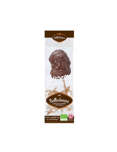 Sucette Père Noël Chocolat au Lait 25g