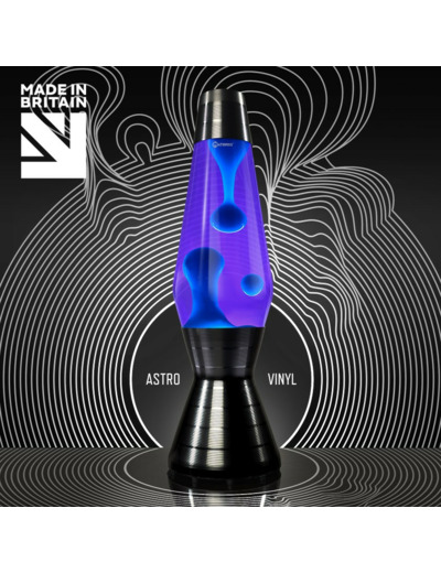 Lampe à lave Astro Vinyl noir
