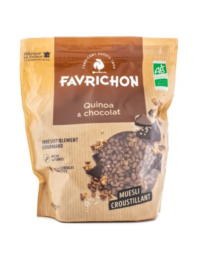 Céréales Müesli Quinoa Chocolat Bio 450g