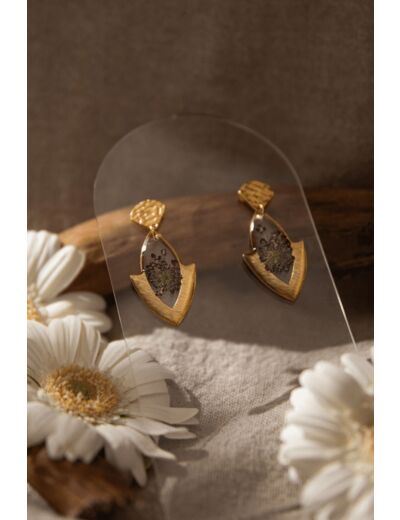 Boucles d'oreilles "Iris"