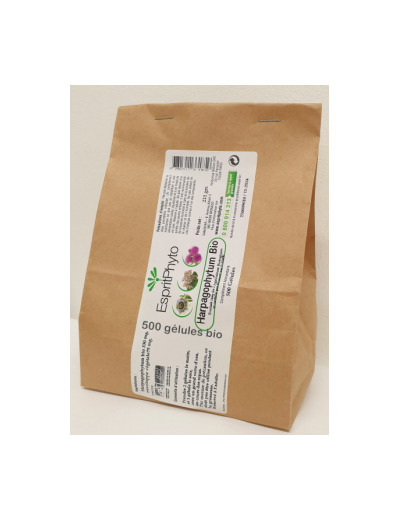 Harpagophytum Bio 500 gélules modèle Recharge