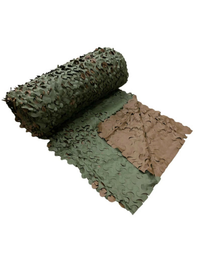 Filet Camo First® forêt 50 m : ombrage, déco et camouflage 3D durable
