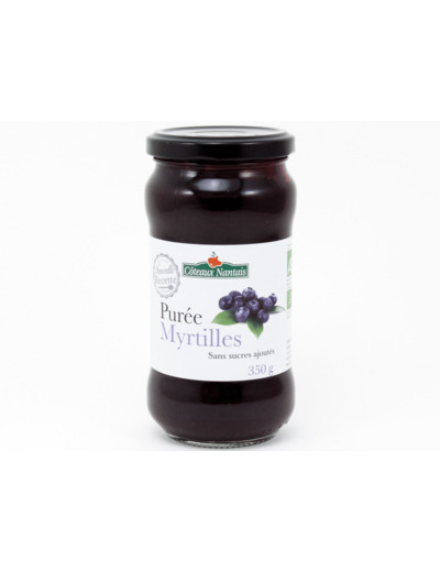 Purée de Myrtilles Bio 350g