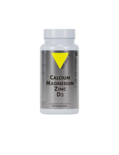 Calcium Magnésium Zinc D3-90 ou 250comprimés-Vit'all+