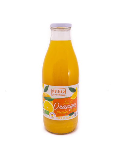 Jus d'Orange Pressées 100% Bio 1L