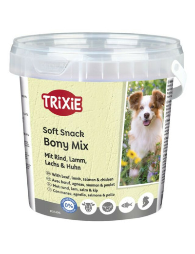 TRIXIE, Soft Snack Bony Mix - 500g