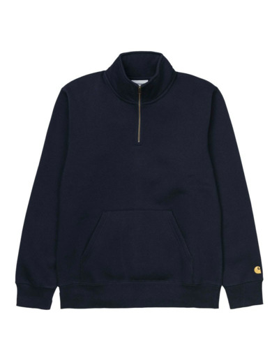 Sweat Carhartt WIP Chase Neck Zip Navy