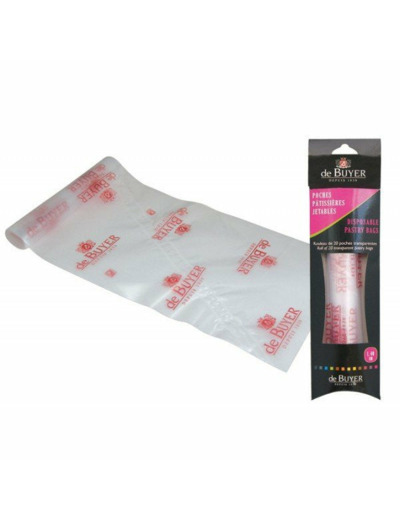 ROULEAU DE  20 POCHES A DOUILLE JETABLES