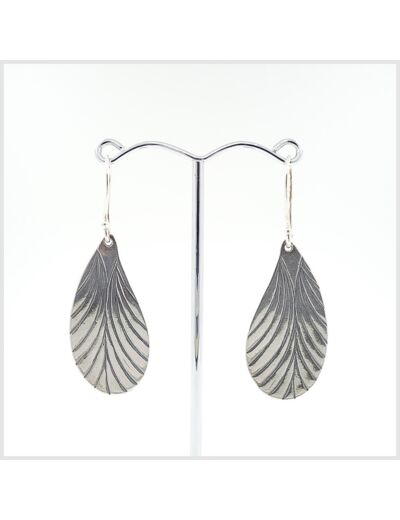 Boucles d'oreilles en argent massif