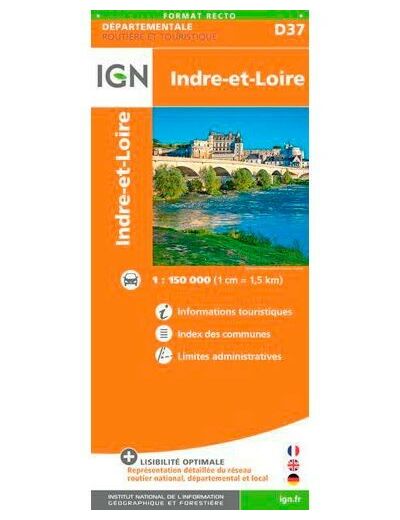 Carte Indre et Loire