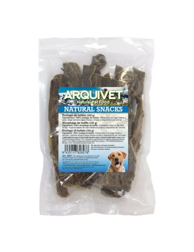 Oesophage de buffle, pour chien - 100g