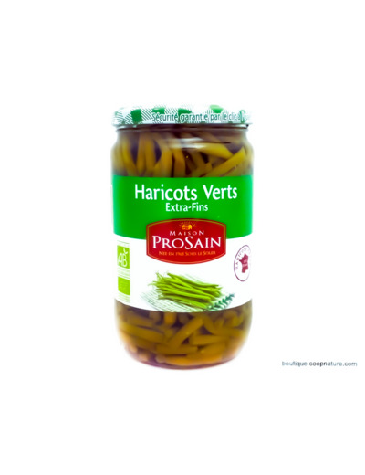 Haricot Verts Extra-fins Bio 660g