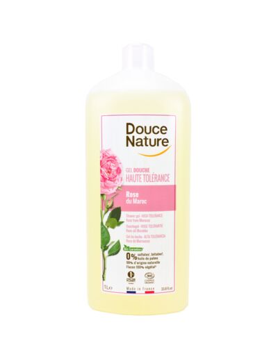 Gel Douche Haute Tolérance à la Rose Bio 1L