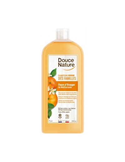 Shampoing douche des familles Fleur d'Oranger Méditerranée 1L