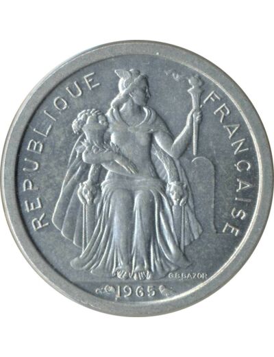 POLYNESIE FRANÇAISE 1 FRANC 1965 SUP