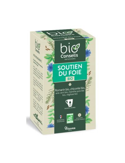 Infusion Soutien du Foie bio 20 sachets 32g