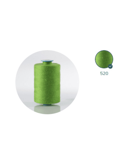 ZX35 - 520 PRAIRIE FIL À COUDRE 100% POLYESTER TRÈS RÉSISTANT bobine 500m