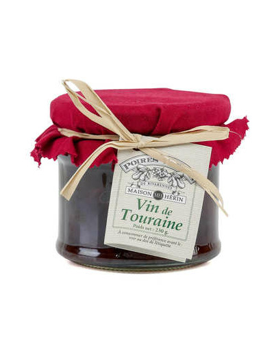 Poires tapées au Gamay de Touraine 230g