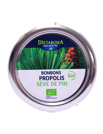 Bonbon Propolis Sève De Pin Bio 50g