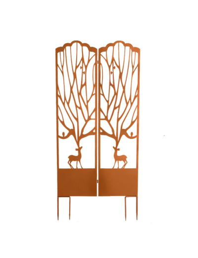 Double treillage chevreuil 61x10x140cm