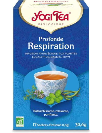 Tisane profonde respiration 17x1,8g Yogi Tea