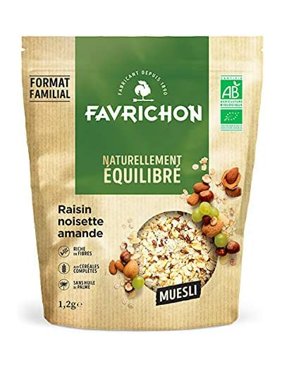 Muesli raisin noisette amande 1,2kg FAVRICHON VIGNON