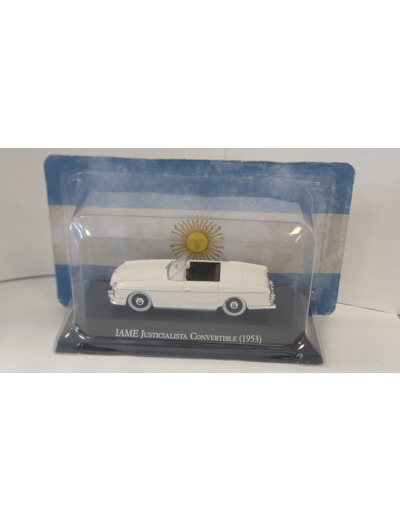 IAME JUSTICIALISTA CONVERTIBLE 1953 1/43 BOITE D'ORIGINE