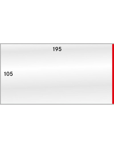 ETUIS PLASTIQUE 195 X 105 MM 886P