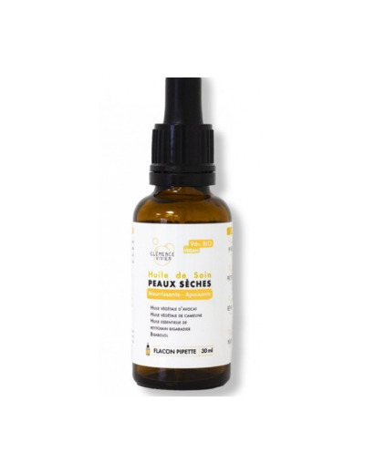 Huile de soin peaux sèches 30ml