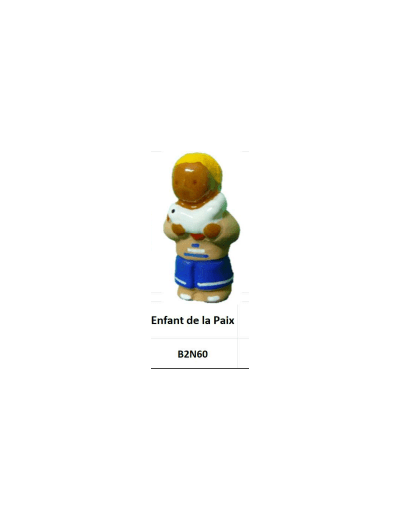 Santon ENFANT DE LA PAIX
