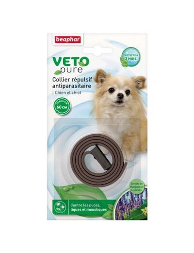 Collier insectifuge Vetopure, chien & chiot - 2 couleurs