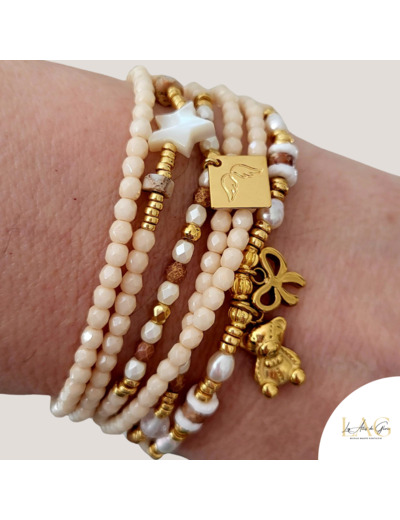 BRACELET MULTIRANGS DOUCEUR BEAR