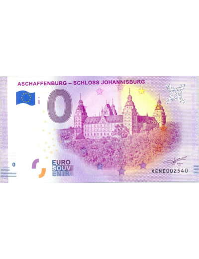 ALLEMAGNE 2020-1 ASCHAFFENBURG BILLET SOUVENIR 0 EURO TOURISTIQUE  NEUF